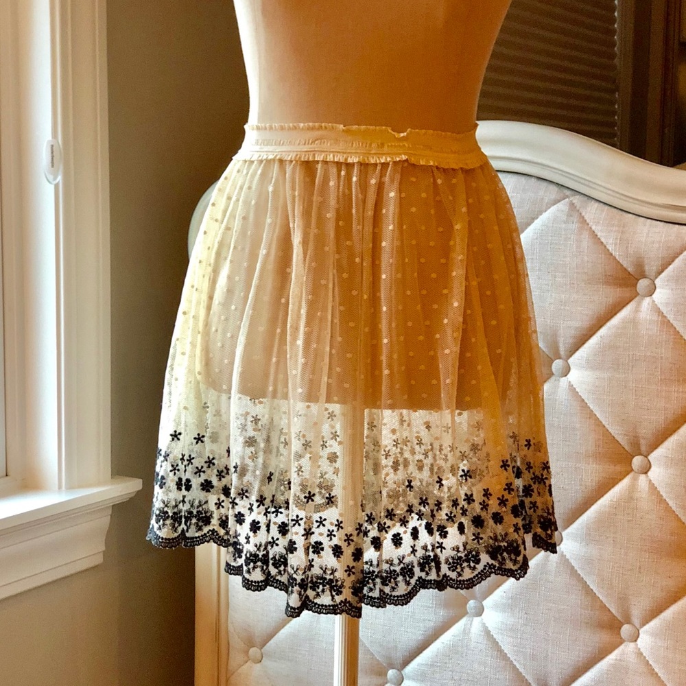 Intimately Free People Lace Skirt!